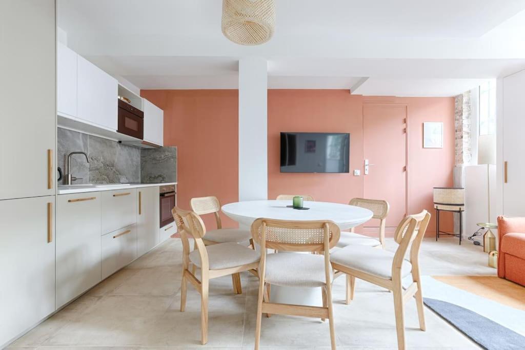 דירות פריז Mykeypers - Chic & Elegant Flat 2Br/6P- Republique מראה חיצוני תמונה